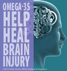 Brain injury recovery made possible by fish oil