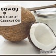 organic extra virgin coconut oil giveaway