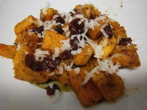 healthy coconut and butternut squash side dish