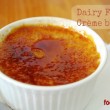 Dairy free creme brulee made with coconut milk