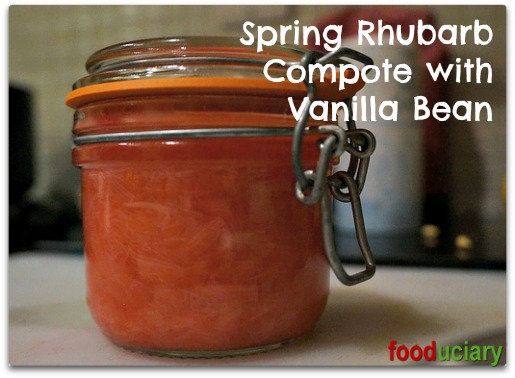 vanilla rhubarb compote