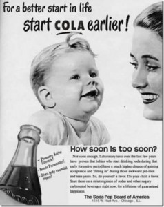 cool kids got cool cause they started drinking soda early